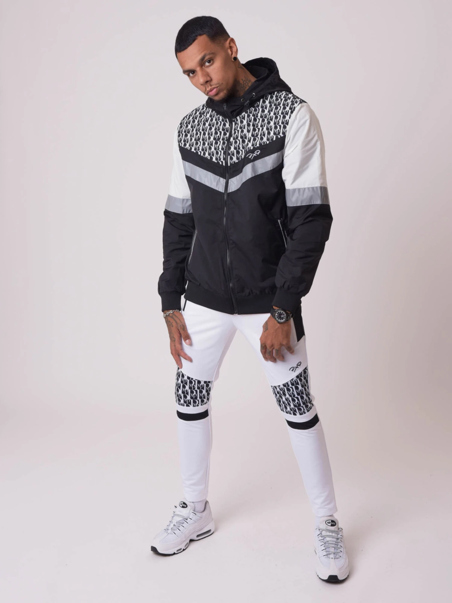 Veste à Capuche Empiècement Motif PXP – Image 2