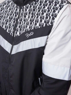 Veste à Capuche Empiècement Motif PXP