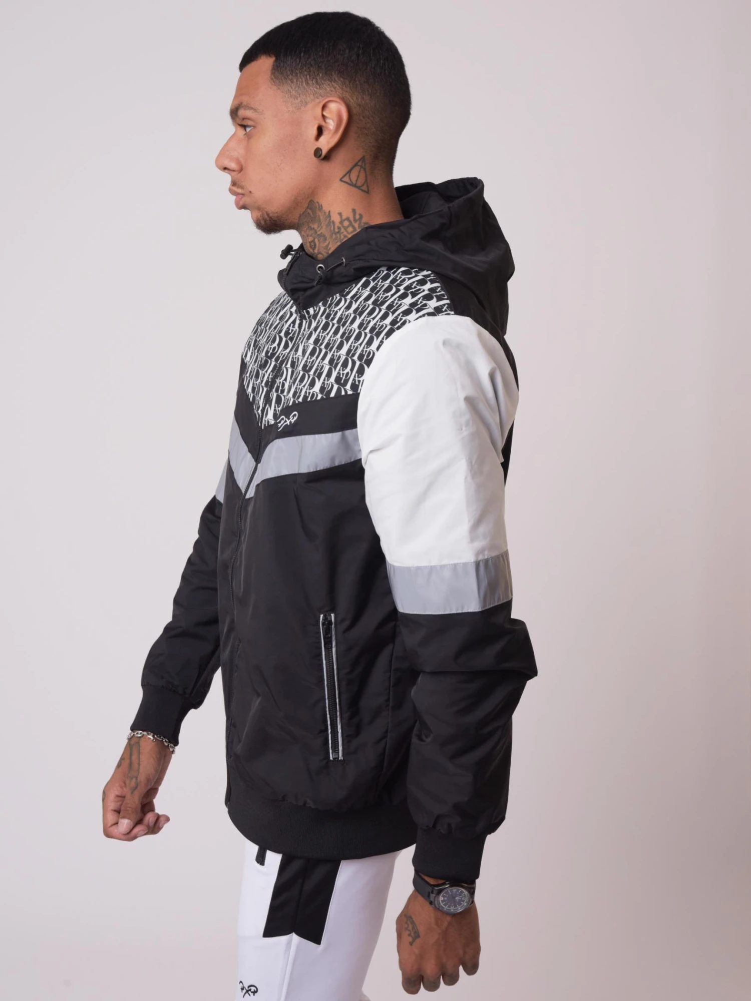 Veste à Capuche Empiècement Motif PXP – Image 4