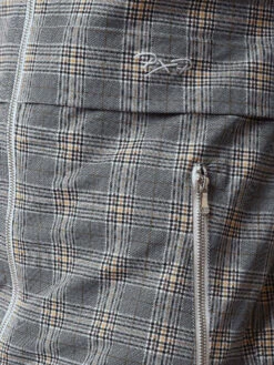 Veste à Capuche Motif Carreaux