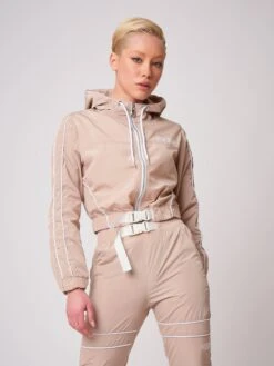 Veste à Capuche Piping Contrasté