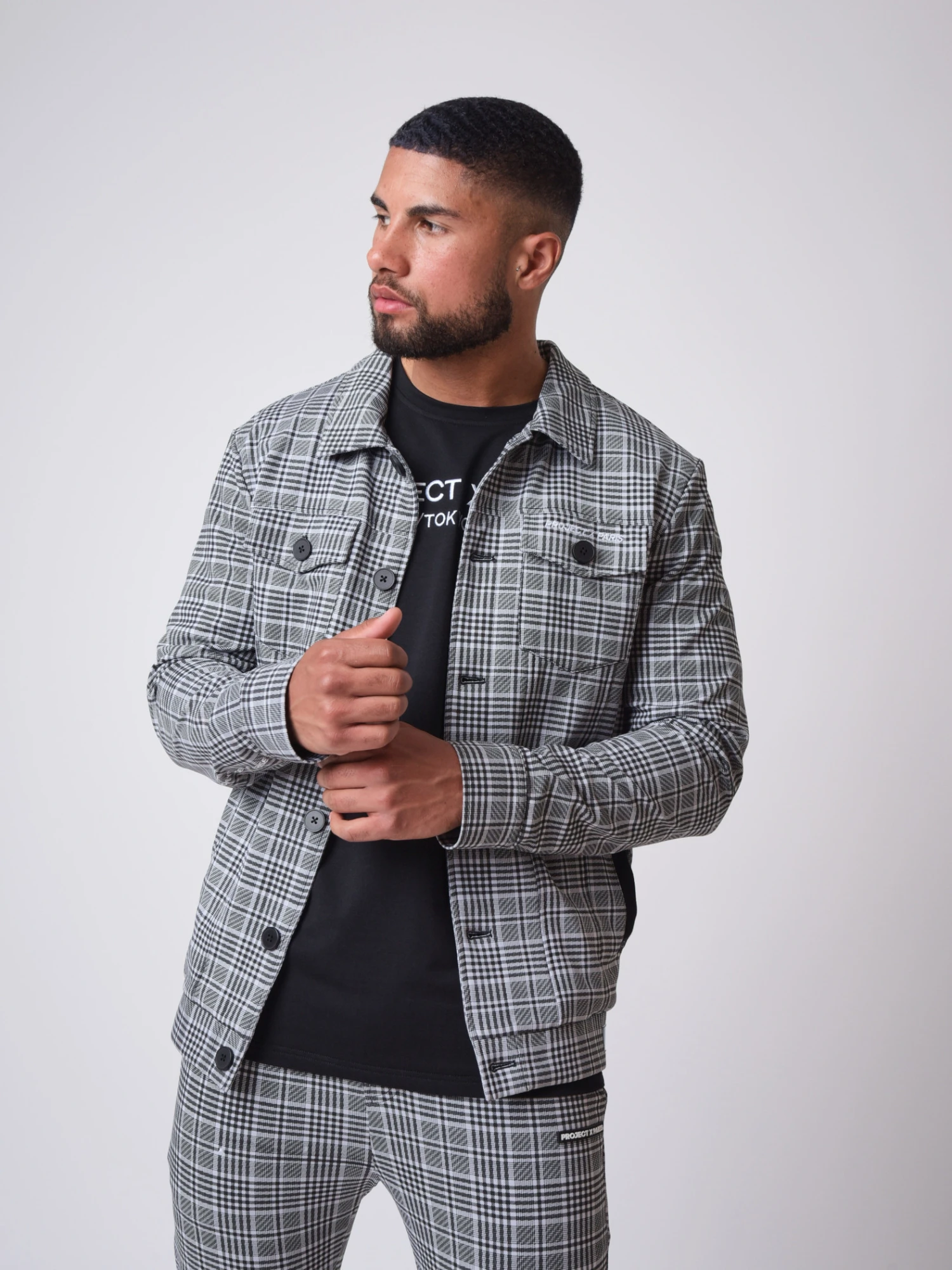 Veste à Motif Carreaux – Image 3