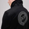 Veste Col Aviateur Avec Patch Strass