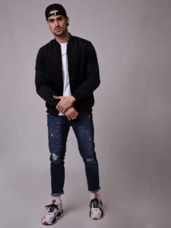 Veste Col Teddy Matelassée