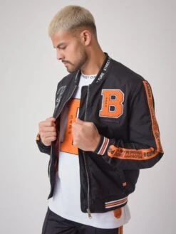 Veste Col Teddy Style Baseball " Baba Collab"