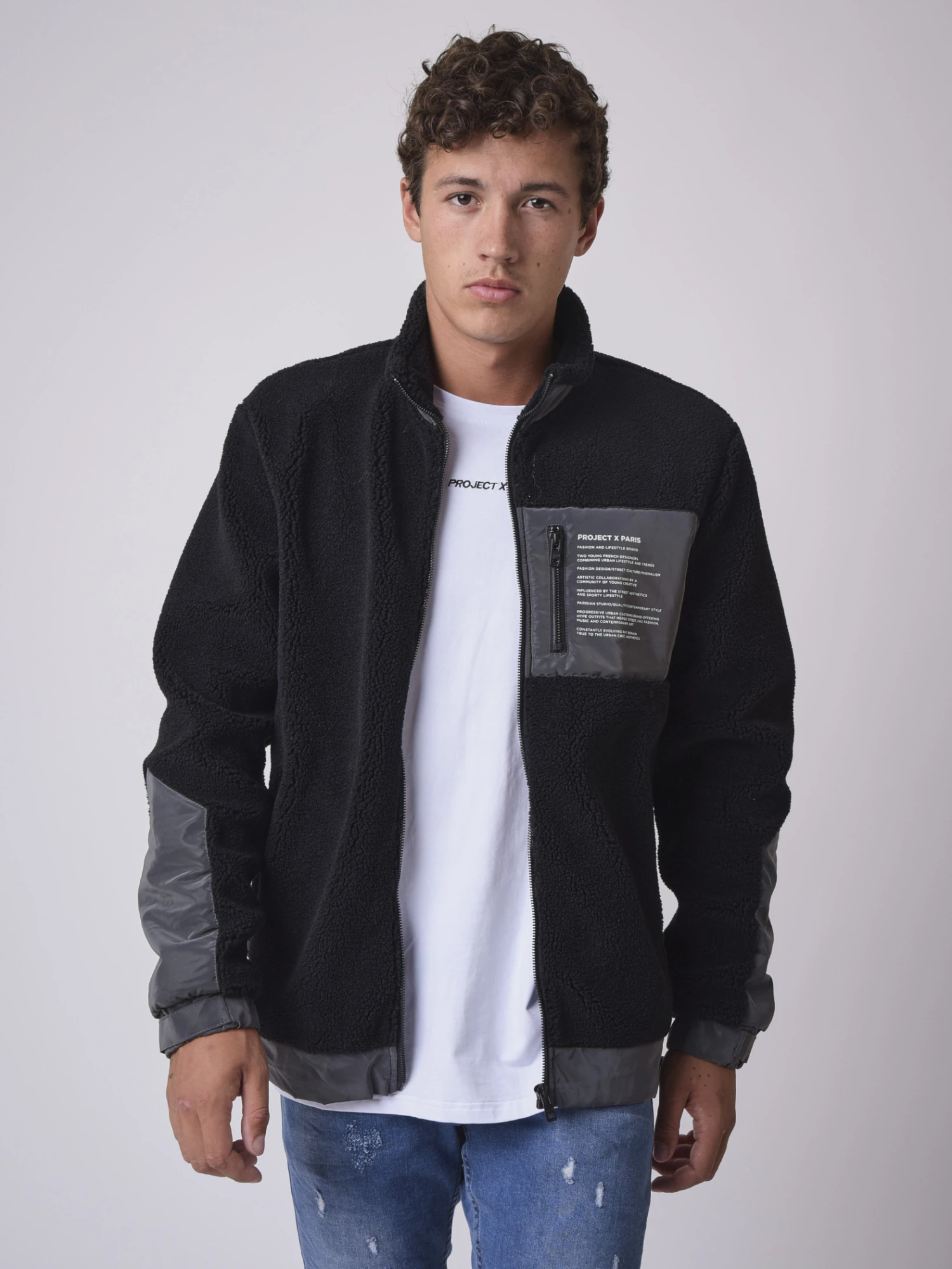 Veste Effet Laine Peau De Mouton – Image 2