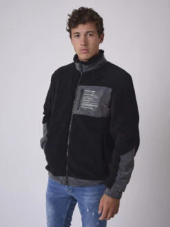 Veste Effet Laine Peau De Mouton