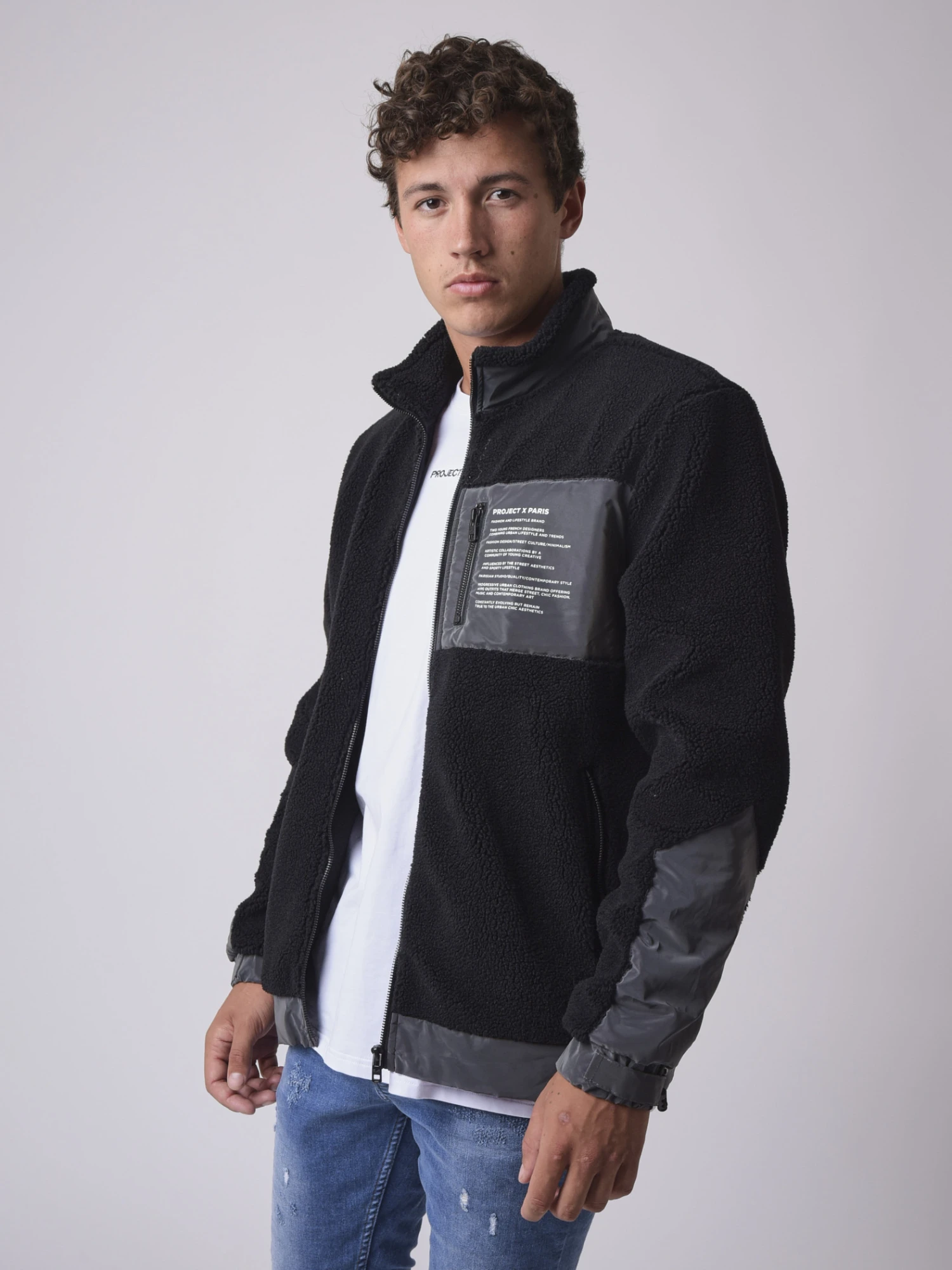 Veste Effet Laine Peau De Mouton – Image 4