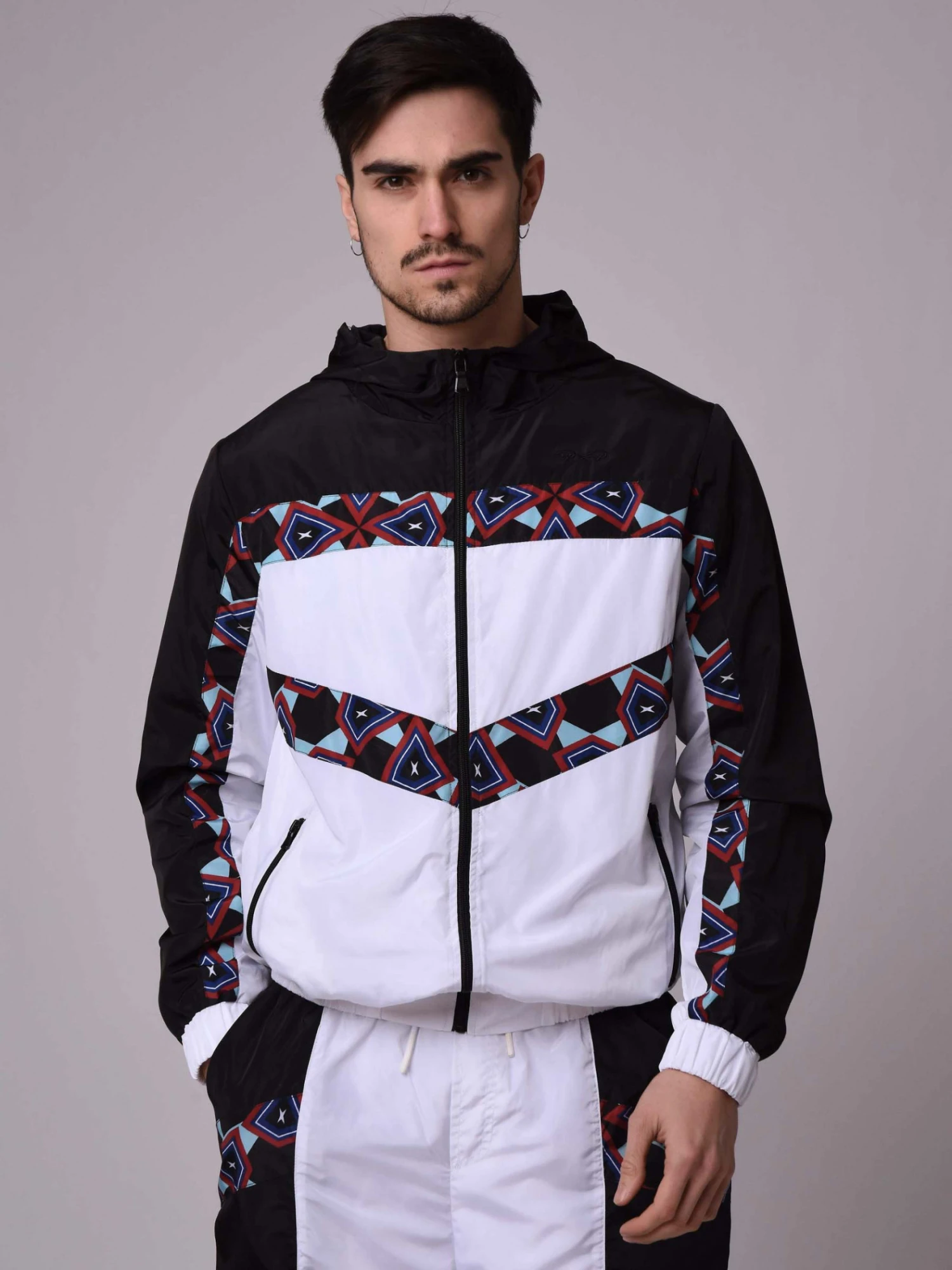 Veste Empiècement Motif Wax – Image 3