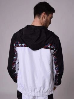 Veste Empiècement Motif Wax