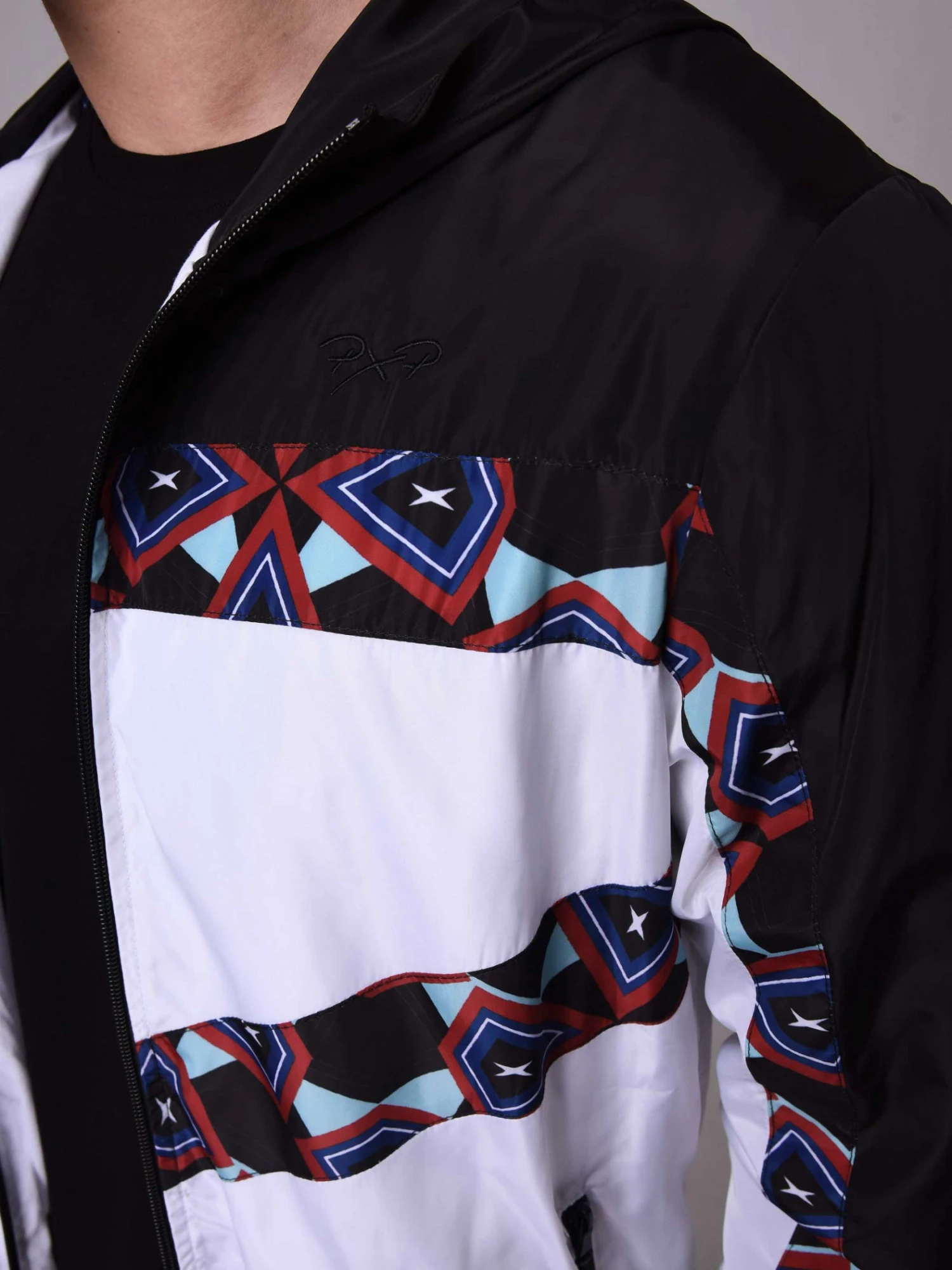 Veste Empiècement Motif Wax – Image 4