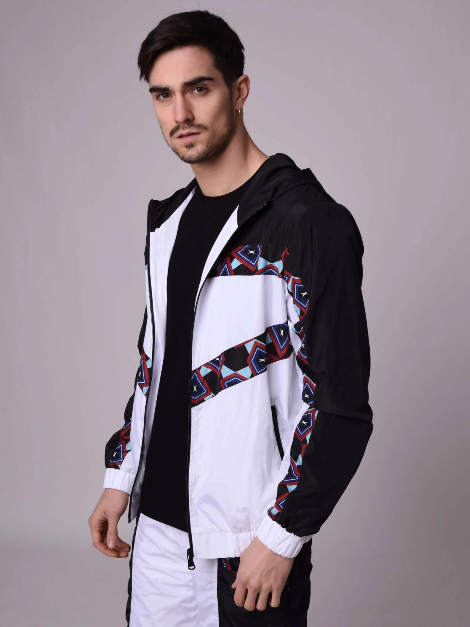 Veste Empiècement Motif Wax – Image 6