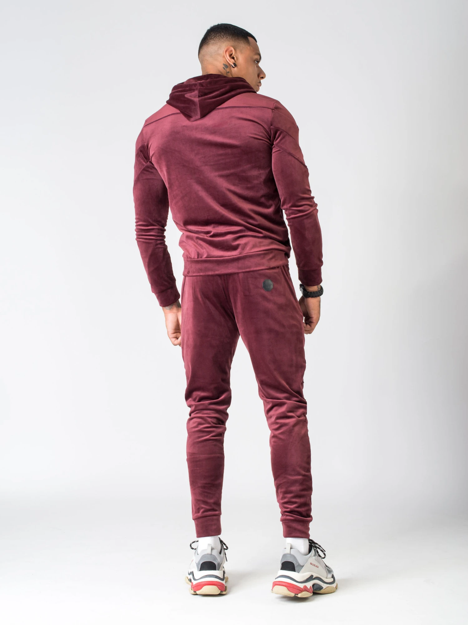 Veste En Velours Pipings Ton Sur Ton – Image 3