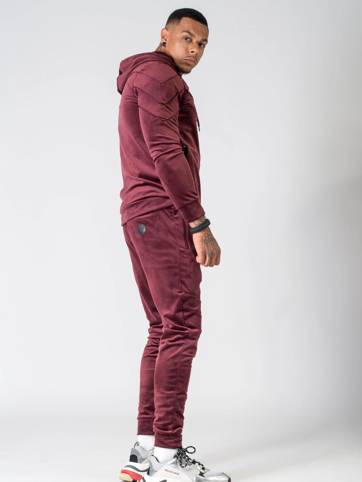 Veste En Velours Pipings Ton Sur Ton – Image 7