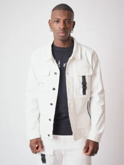 Veste Poche Transparente Et Clip